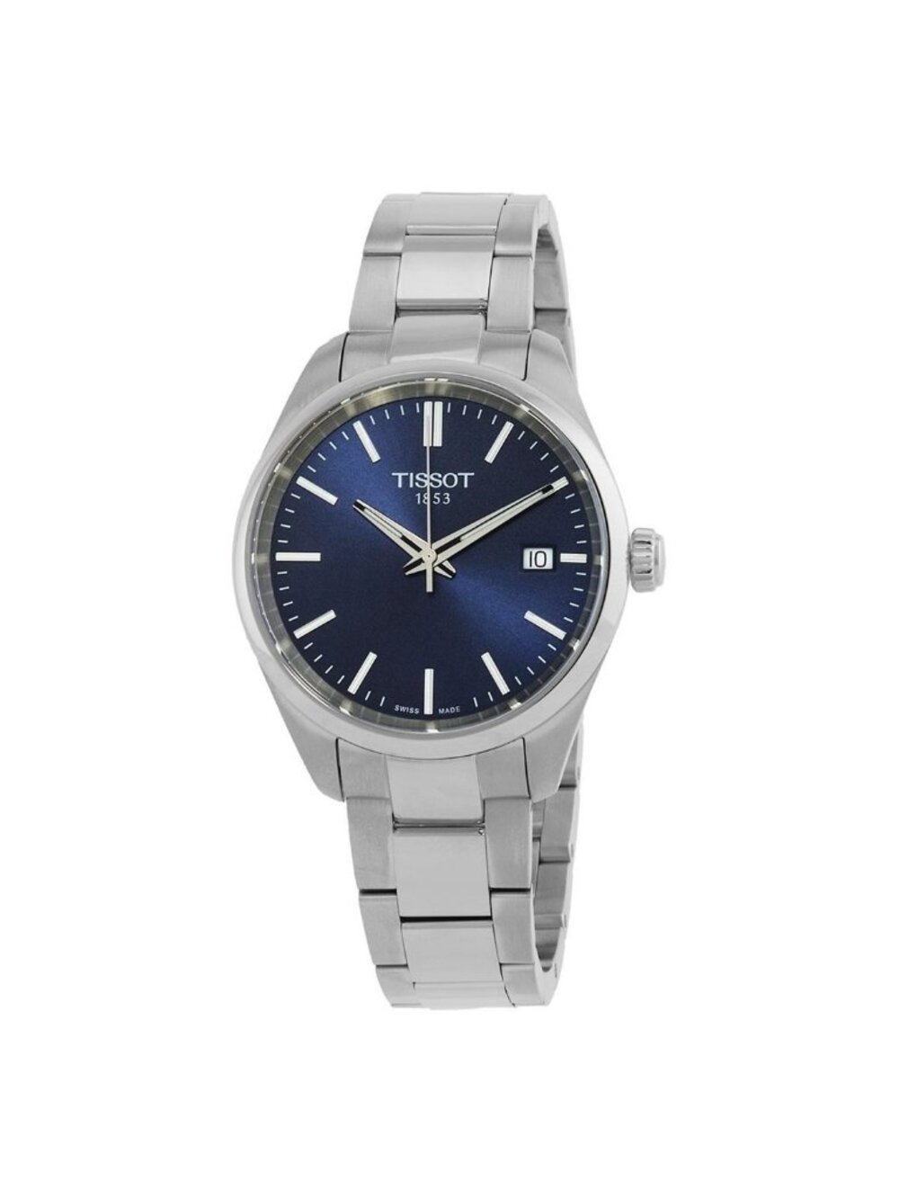 NWT Tissot PR 100 Quartz Blue Dial Ladies Watch